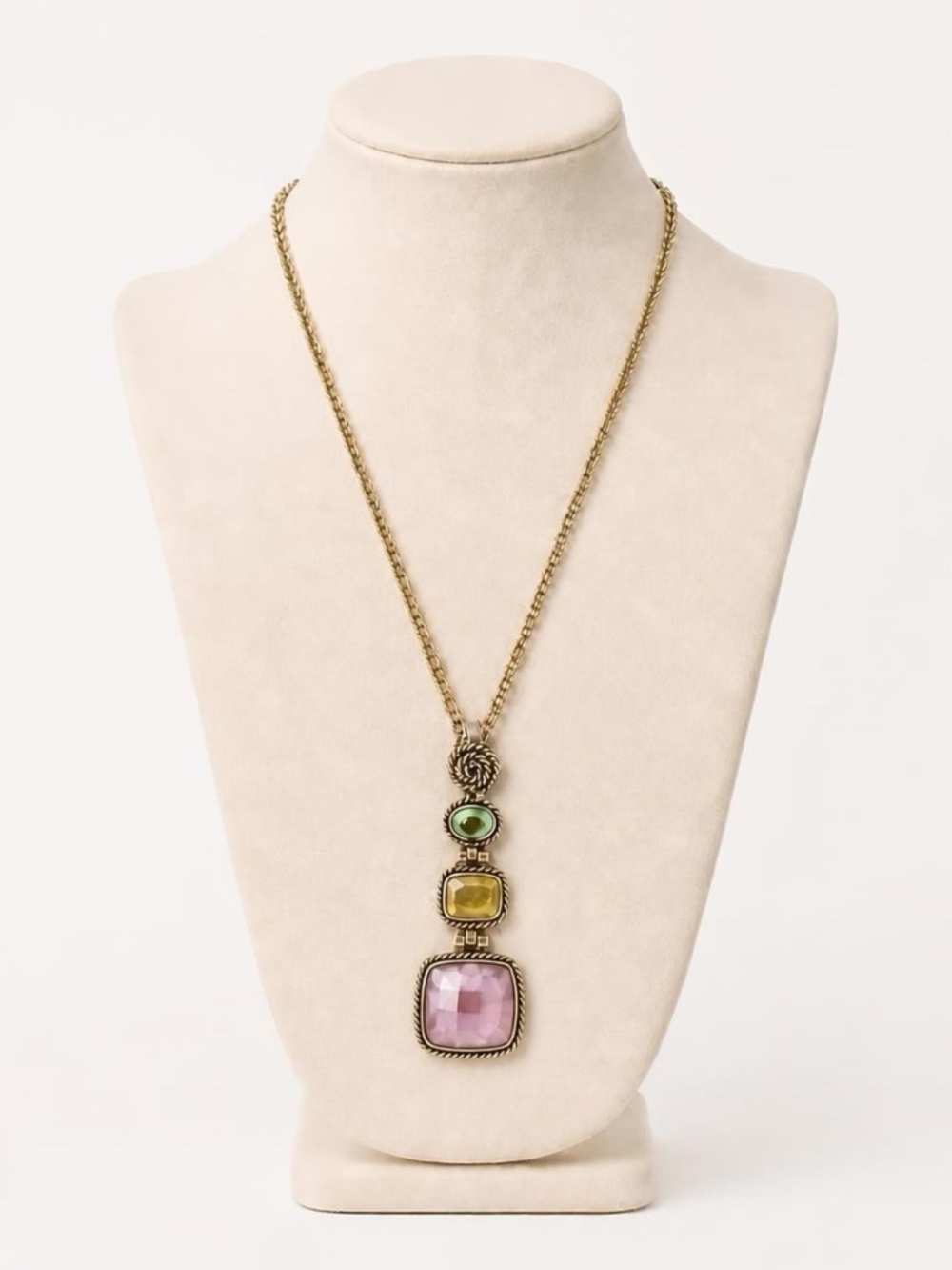 Lia Sophia Necklace Silver Tone Chain